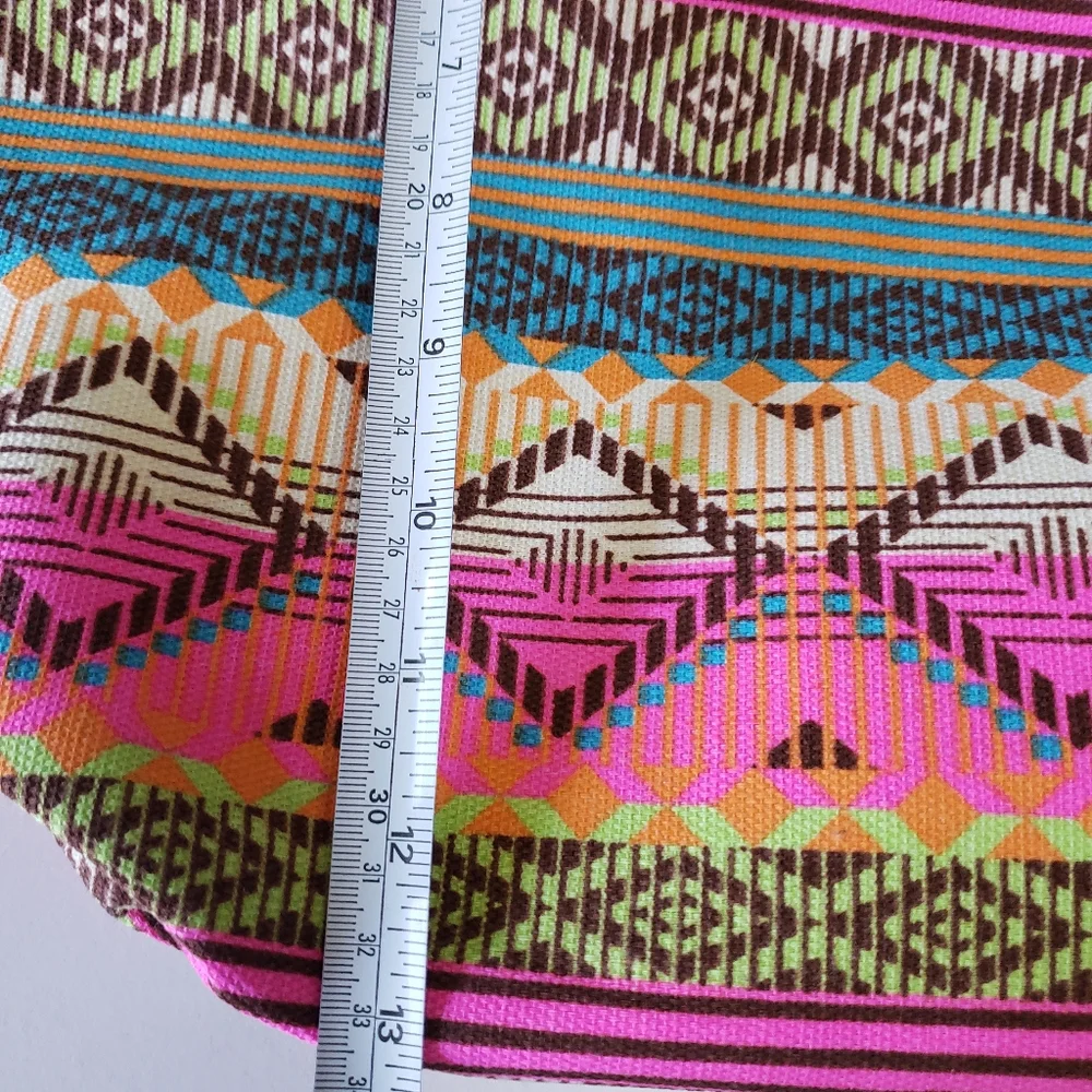 Casual Summer Beach Women Bag Lunch bag High Quality Canvas Striped - Picture 9 of 11